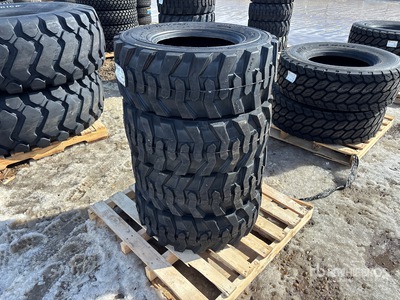 Quantity of (4) 12-16.5 Skid Steer Tires (Unused)