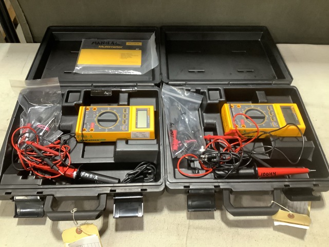 (2) Fluke 27 Multimeters (2) Fluke 27 Multimeters