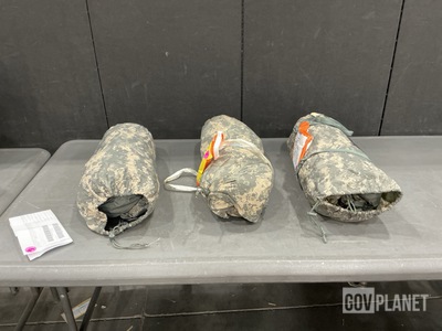 (3) LiteFighter Tents, (8) ICS Improved Combat Shelters & Assorted Items