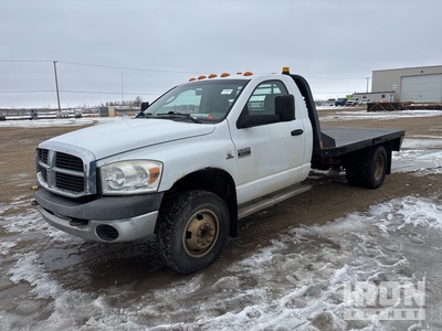 2007 Dodge Ram 3500 4x4 Flatbed Truck