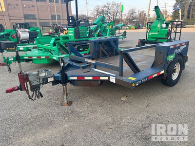 2015 Air-Tow S10-55 10 ft S/A Ground Load Trailer