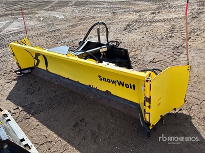 Snow Wolf QuattroPlow QP-126 126 in Skid Steer Snow Pusher
