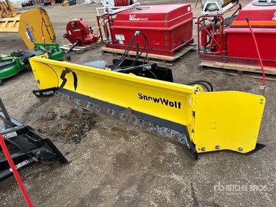 2020 snowwolf QuattroPlow QP-126 126 in Skid Steer Snow Pusher