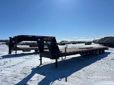2024 SWS ABU 40 ft Tri/A Gooseneck Equipment Trailer