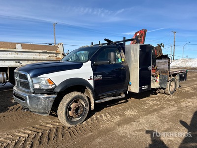 Fassi F60A-23 6000 lb Knuckle Boom on 2013 Ram 5500 4x4 Boom Truck