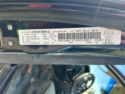 Fassi F60A-23 6000 lb Knuckle Boom on 2013 Ram 5500 4x4 Boom Truck