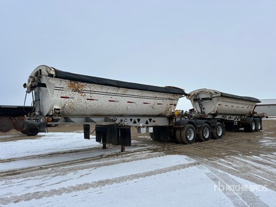 2014 Midland 21 ft Super B-Train サイドダンプトレーラー