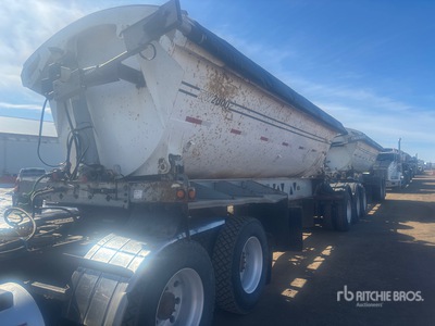 2014 Midland Super B-Train Lead Side Dump Trailer