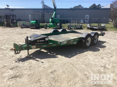 2016 Pratt EZ-1480 14 ft T/A Ground Load Trailer