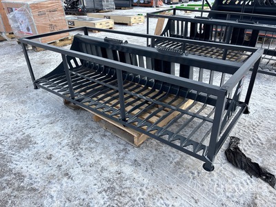 2026 StanForge SB84 84 in Skeleton Rock Skid Steer Bucket (Unused)