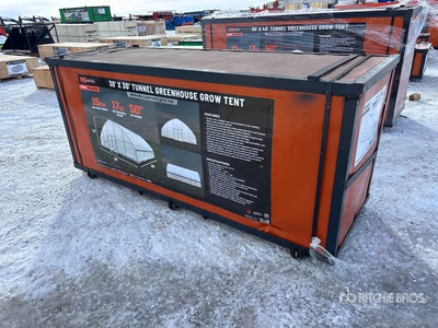 2026 TMG GH3030 30 ft x 30 ft Tunnel Greenhouse (Unused)