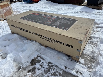 2026 TMG MSC2030 20 ft x 30 ft Metal Garage Carport (Unused)