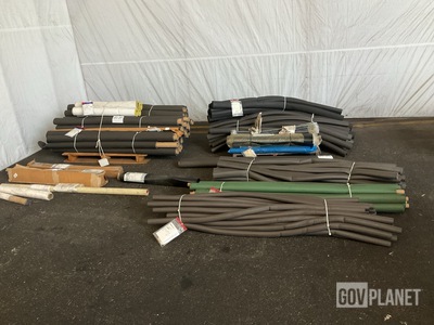 (3) Rubber Sheets, (20) Tubes, (30) Plastic Rods & Assorted Items