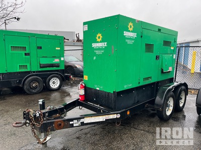 2017 Multiquip DCA70SSIU4FSG 53.3 kVA Mobile Generator Set