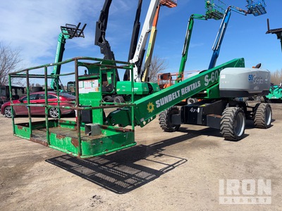 2016 Genie S-60X 4WD Diesel Telescopische hoogwerker