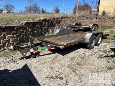 2015 Imperial 16 ft T/A مقطورة سطح السفينة المائلة