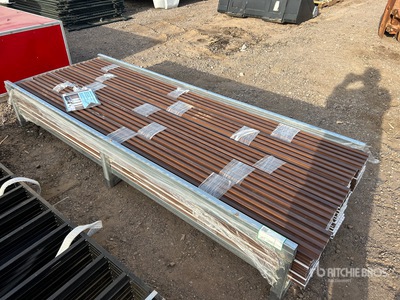 Quantity of (100) 94 In x 0.67 In x 6 In, 3D WPC Wood Wall Panels for Interior Wall