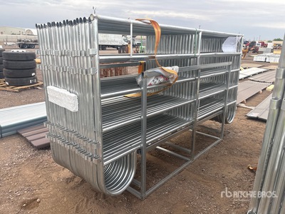 Quantity of (20) 10 ft x 5 ft Livestock Corral Panel (Unused)