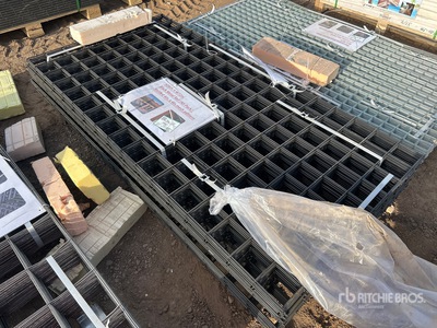 36 In x W 72 In Black Metal Rail Panel