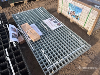 Quantity of (40) 3 Ft x 6 Ft Galvanized Garden Mesh Steel