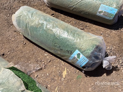 3.3 ft x 49.2 ft Artificial Grass Turf Drainage Holes with Rubber Backing 0.8 in Pile Height