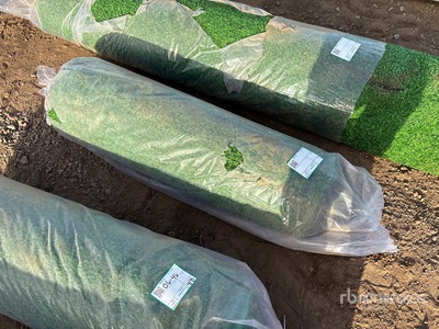 3.3 ft x 49.2 ft Artificial Grass Turf Drainage Holes with Rubber Backing 0.8 in Pile Height