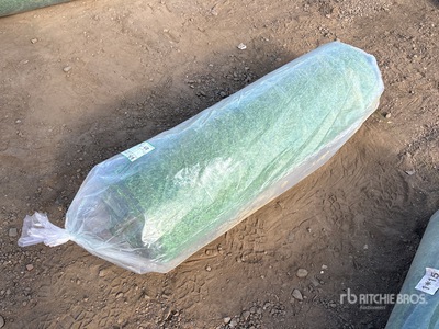 3.3 ft x 49.2 ft Artificial Grass Turf Drainage Holes with Rubber Backing 0.8 in Pile Height Materiale edile (Unused)