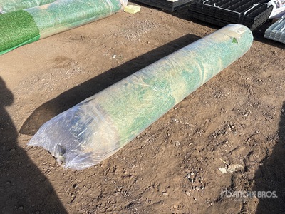 6.6 ft x 49.2 ft Artificial Grass Turf Drainage Holes with Rubber Backing Materiale edile (Unused)