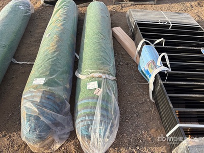 6.6 Ft x 49.2 Ft Artificial Grass Turf Drainage Holes with Rubber Backing