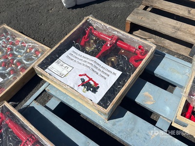 20 ft Heavy-Duty Ratchet Load Binders and Chains Set Materiale edile (Unused)