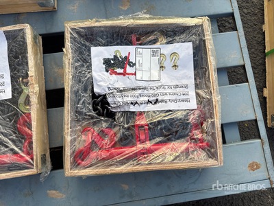 20 Ft Heavy-Duty Ratchet Load Binders and Chains Set