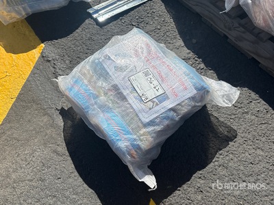 Quantity of (10) 2.4 In x 33 Ft Blue Heavy Duty Ratchet Straps