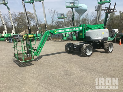 2018 Genie Z-60/37 4WD Hybrid Plataforma Elevadora Telescópica