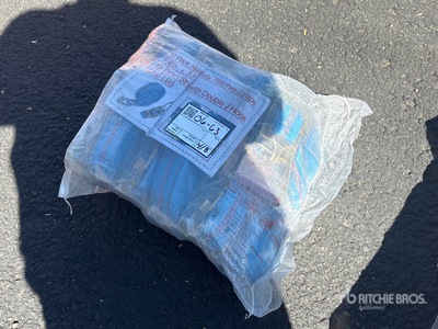 Quantity of (10) 2.4 in x 33 ft Blue Heavy Duty Ratchet Straps (Unused)