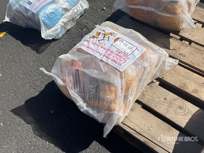 Quantity of (10) 2.4 in x 33 ft Yellow Heavy Duty Ratchet Straps (Unused)