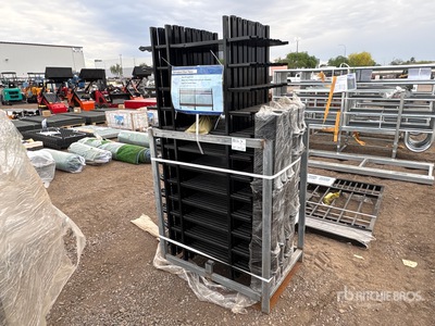 Quantity of (20) 6 ft x 3 ft Galvanized Site Fence (Unused)