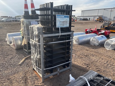 Quantity of (20) 6 Ft x 3 Ft Galvanized Steel Ogrodzenie terenu