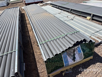 Quantity of (68) 2.48 In x 20 Ft Grey UPVC Rigid Non-Metallic Conduit Materiale edile (Unused)