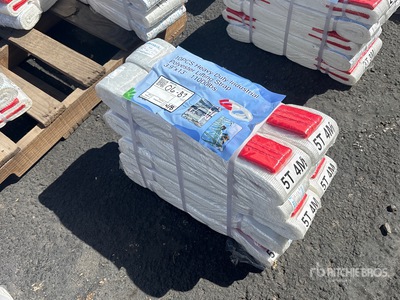 Quantity of (10) 3.9 in x13 ft Heavy Duty Industrial Polyester Lifting Strap (Unused)