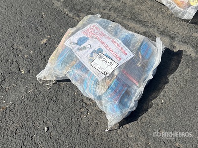 Quantity of (10) 2.4 in x 33 ft Blue Heavy Duty Ratchet Straps (Unused)