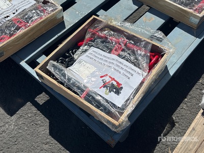 20 ft Heavy-Duty Ratchet Load Binders and Chains Set Materiale edile (Unused)