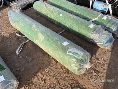 6.6 Ft x 49.2 Ft Artificial Grass Turf Drainage Holes with Rubber Backing