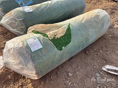 3.3 Ft x 49.2 Ft Artificial Grass Turf Drainage Holes with Rubber Backing 0.8"in Pile Height