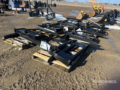 Quantity of (8) 2026 Mower King SA 48 in Skid Steer Forks (Unused)