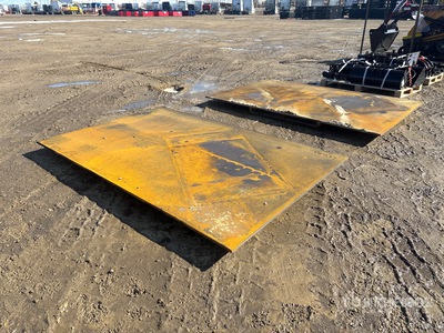 Quantity of (2) 2026 AGT 5 ft x 8 ft Steel Plates (Unused)