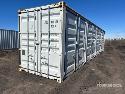 2025 40 ft High Cube Multi-Door Storage Container