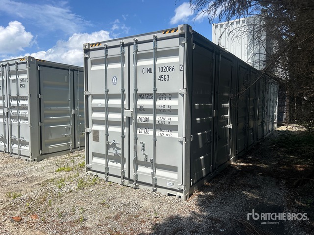 2025 40 ft High Cube Multi-Door Storage Container