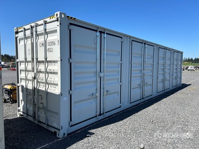 2025 40 ft High Cube Multi-Door Storage Container