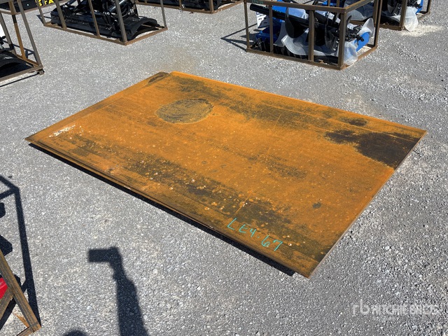 Quantity of (2) 2026 AGT 5 ft x 8 ft Steel Plates (Unused)