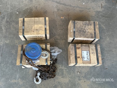 Quantity of (4) 2026 AGT HSZ-1000 Chain Hoist Varios, tienda, almacen, consumidor (Unused)